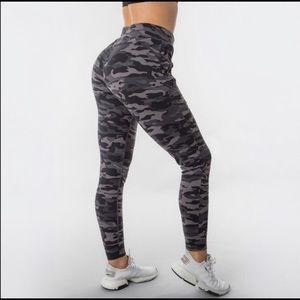 Alphabet Grey Camo Joggers-Medium